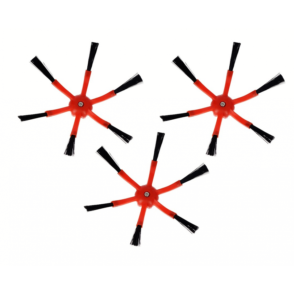 Brosse latérale hexagonale pour Mijia 1C/1S, Roborock S6/S5 Orange