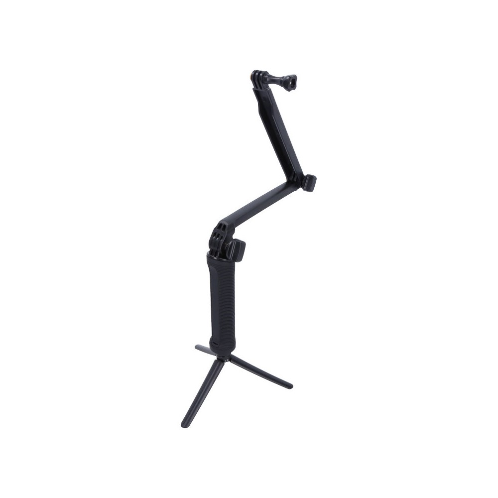Foldable 3-Way Grip Arm Selfie Stick for GoPro