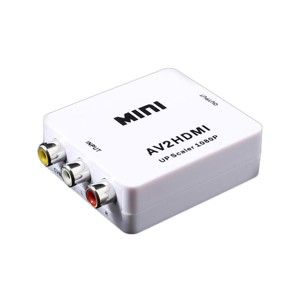 Audio & Video Mini Adapter mit USB Anschluss für AV RCA/HDMI