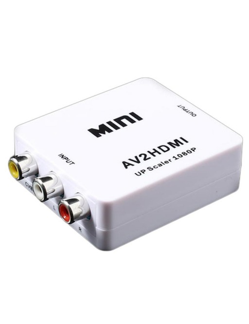 Mini adattatore audio e video con connessione USB per AV RCA/HDMI