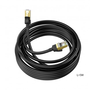 HOCO US02 5M cuivre pur CAT 6 câble Gigabit Ethernet noir