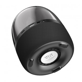 BOROFONE BP8 bunt leuchtender Bluetooth Lautsprecher Glas Schwarz