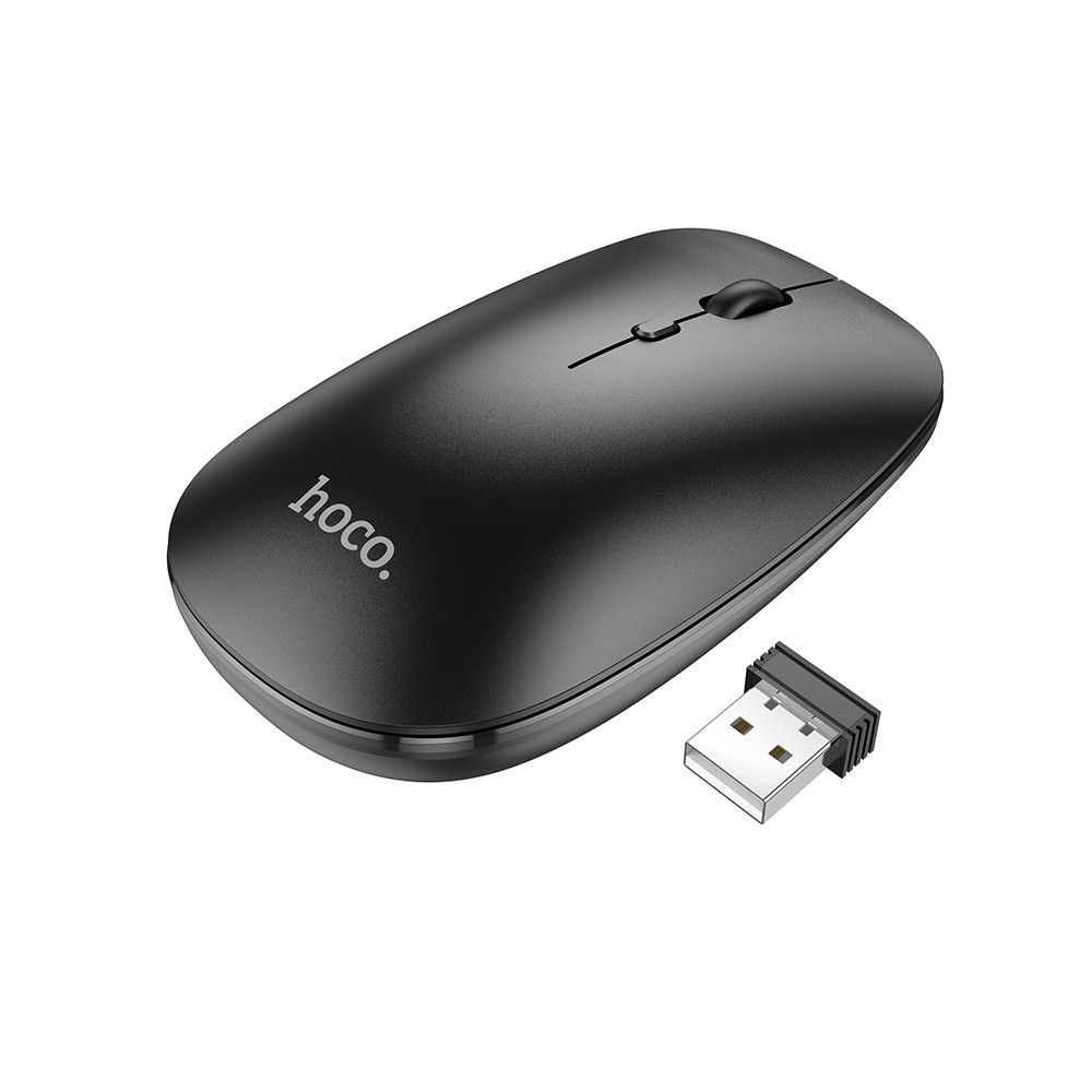 HOCO Dual Mode Business Universal Wireless Mouse Black