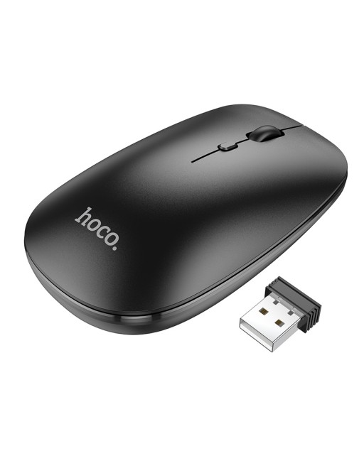 HOCO Dual Mode Business Universal Wireless Mouse Black