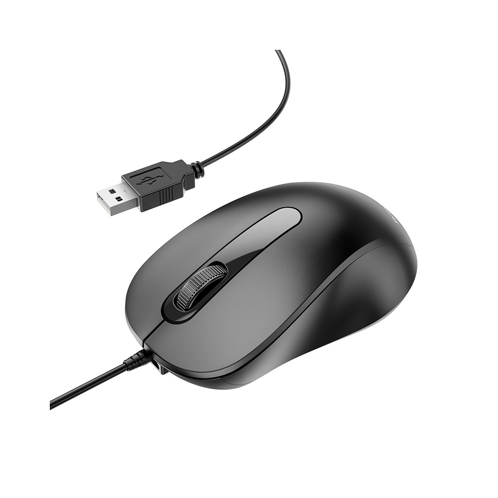 BOROFONE Universal Wired Business Mouse nero