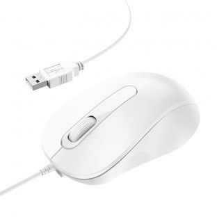 BOROFONE Universal Wired Business Mouse Bianco