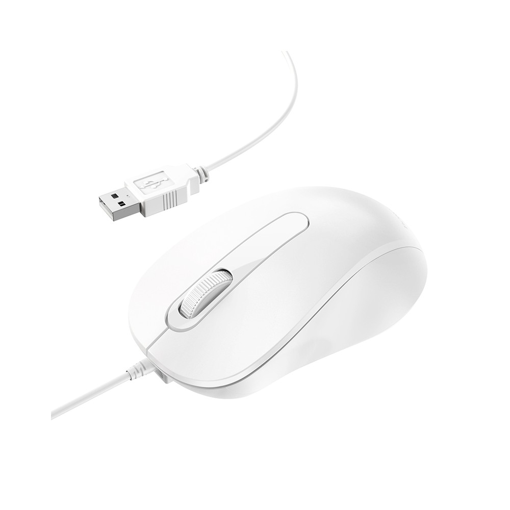 BOROFONE Universal Wired Business Mouse Bianco