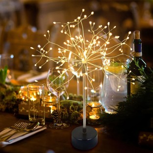 Table light with 120 LEDs tree design incl. remote control