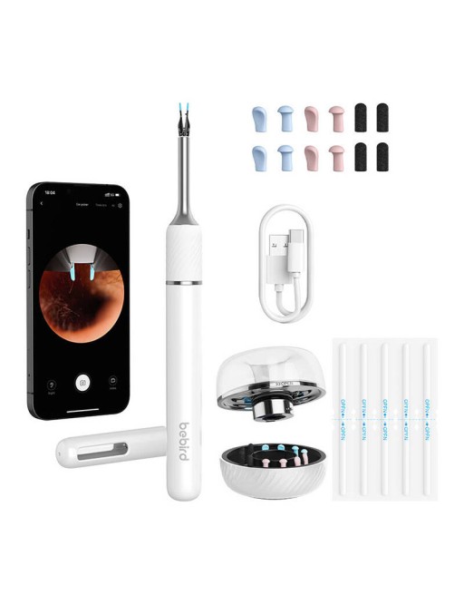 Bebird Note 5 Pro Smart Visual Ear Cleaning Wand Bianco