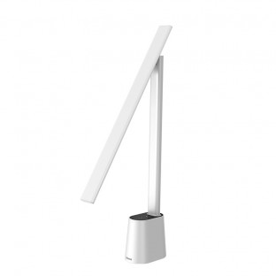 Lampe de table LED rechargeable pliable blanche