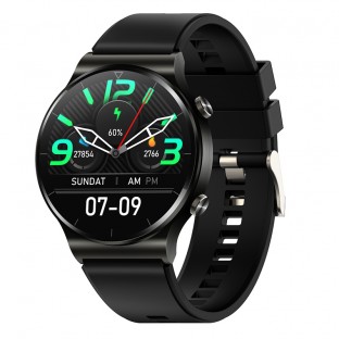 Smartwatch impermeabile con monitoraggio della frequenza cardiaca e funzione di chiamata Bluetooth Nero