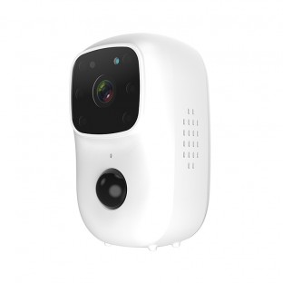 Smart Doorbell with HD Camera, Motion Detection and Night Vision Function White