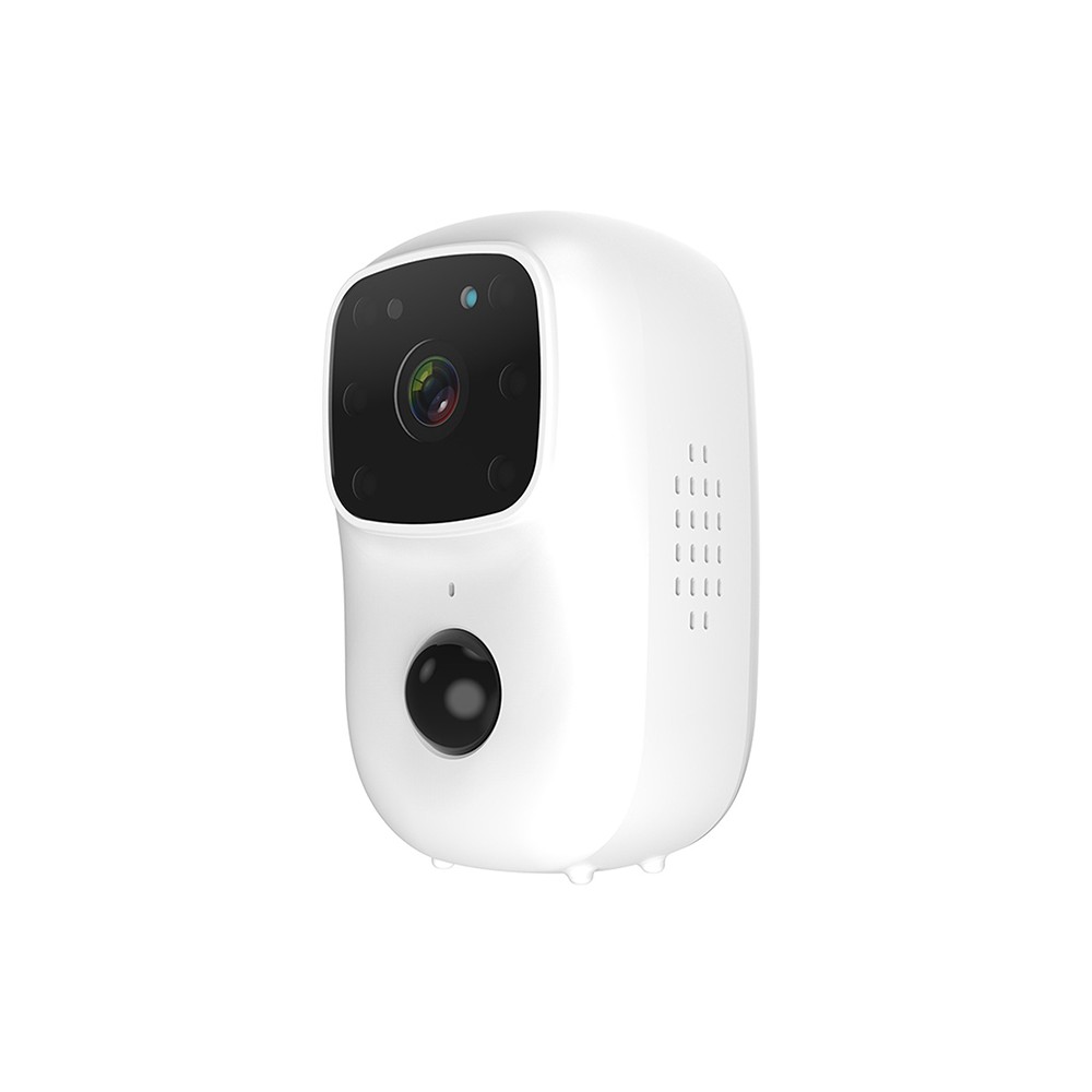Campanello intelligente con telecamera HD, rilevamento del movimento e visione notturna bianco