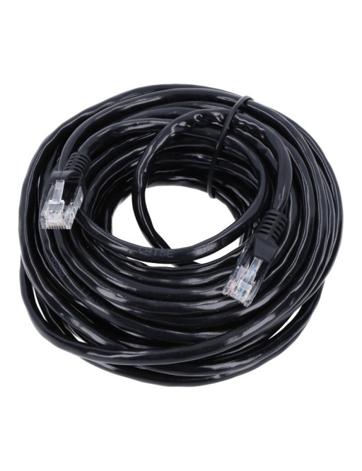 câble LAN 10 Gigabit Ethernet 10m CAT-6 noir
