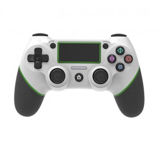 Manette de jeu sans fil pour Playstation 4 Blanc/Vert
