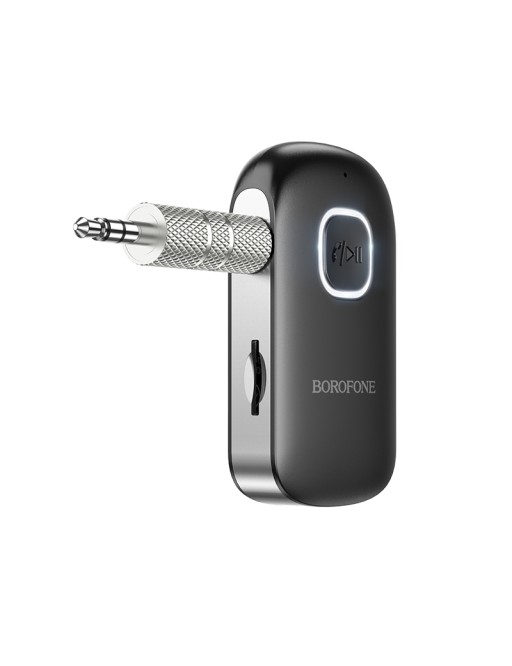 Adattatore AUX Bluetooth per auto 3.5mm nero