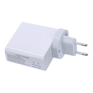 Adaptateur de charge rapide USB & USB-C 4 ports Blanc