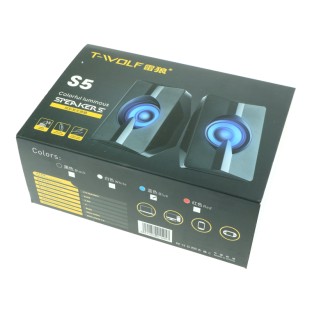 T-Wolf S5 Lautsprecher Blau