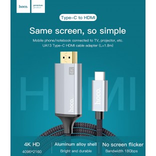 USB-C zu 4K HDMI Kabel 1.8m