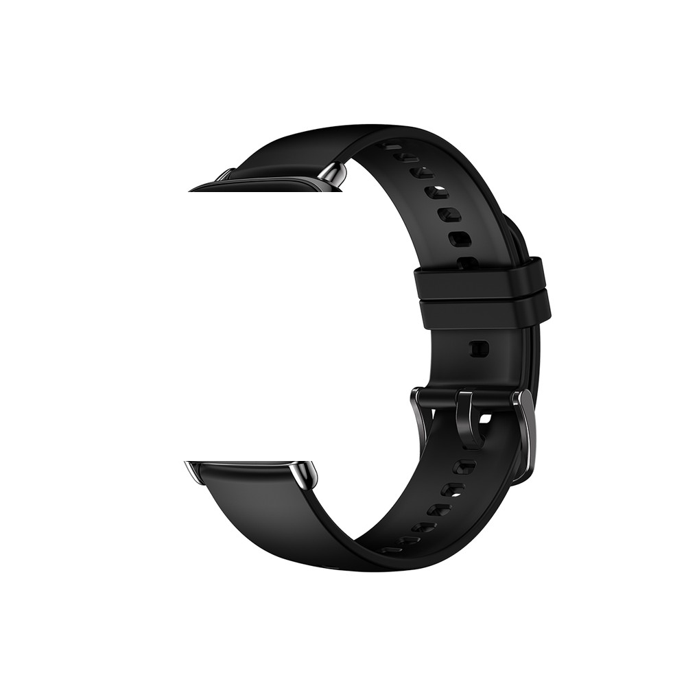 Wasserdichtes Silikonarmband für UM68T Smart Watch Schwarz