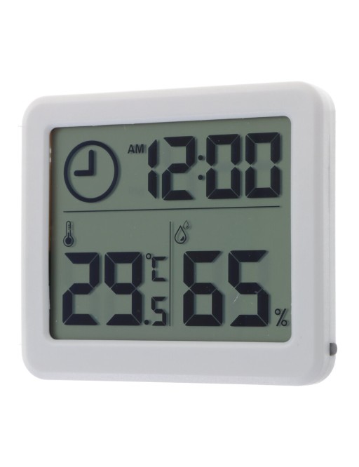 Digitales Hygrometer und Thermometer in Weiss