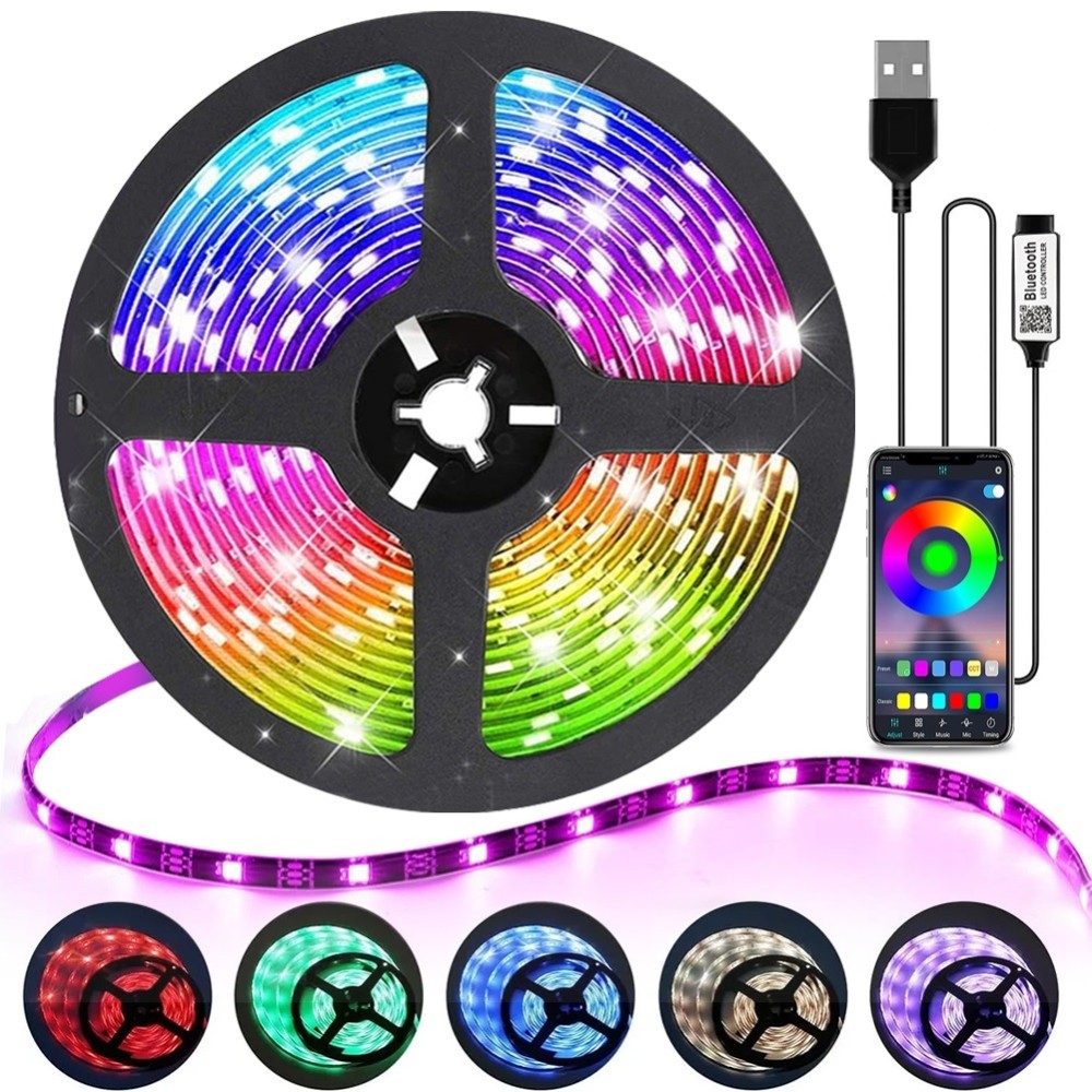 3m USB Bluetooth LED Lichterkette mit App Control