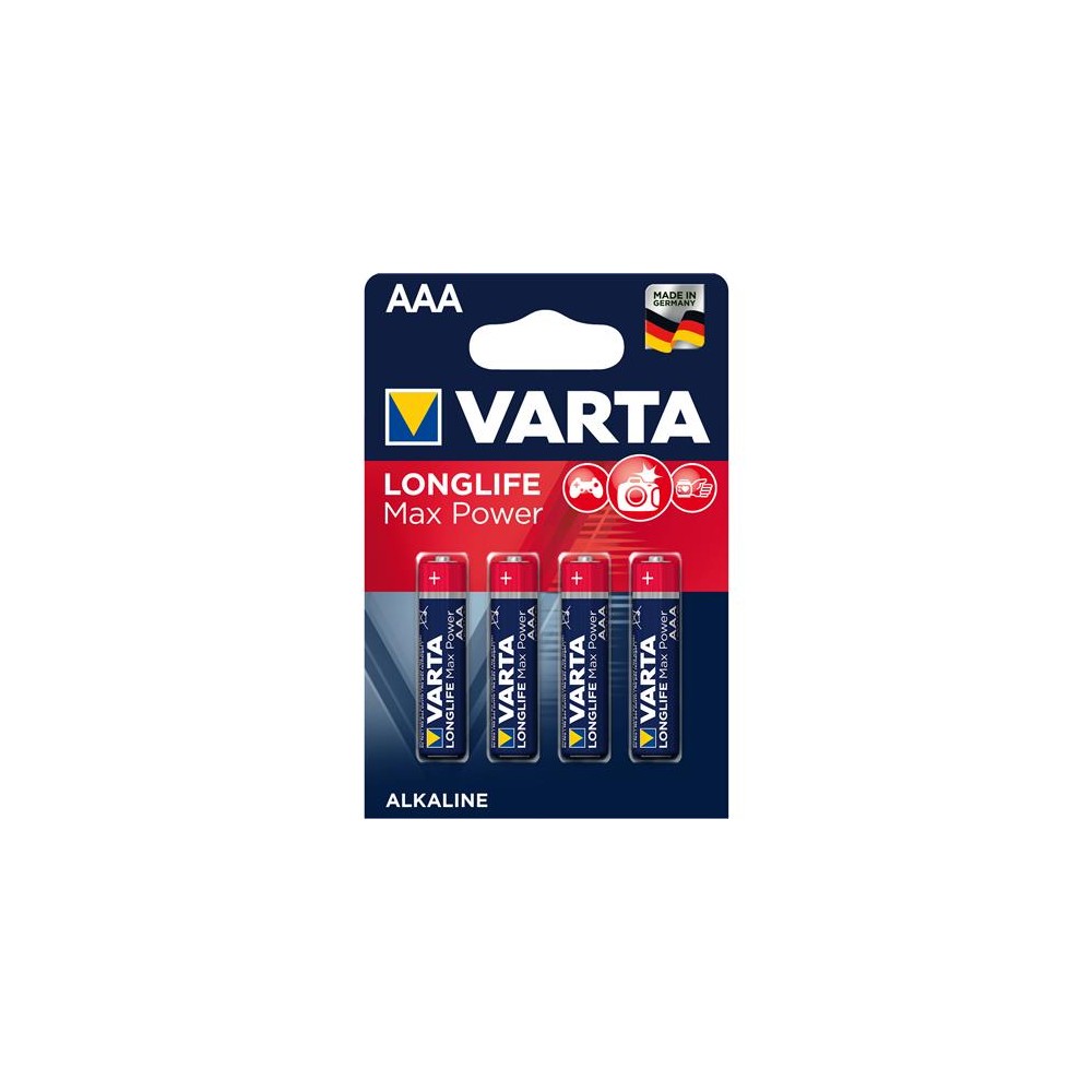 Batterie alcaline AAA di lunga durata VARTA-4703 B4