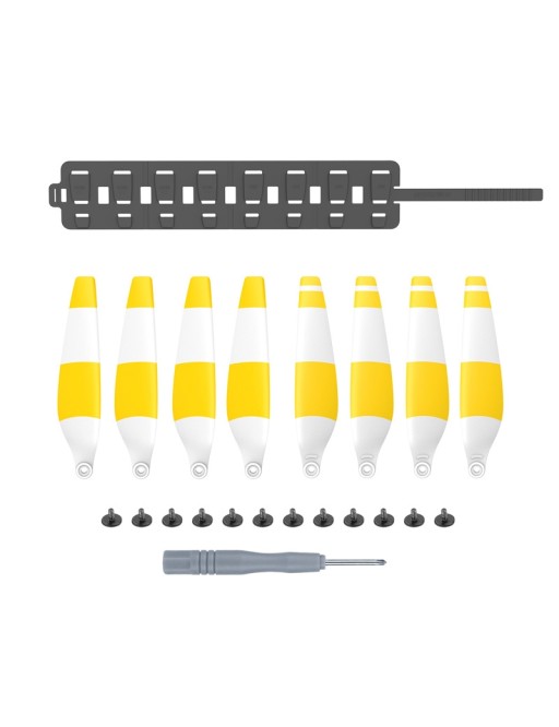 set of 8 6030F Propellers with Storage Bag for DJI Mini 3 Pro Yellow