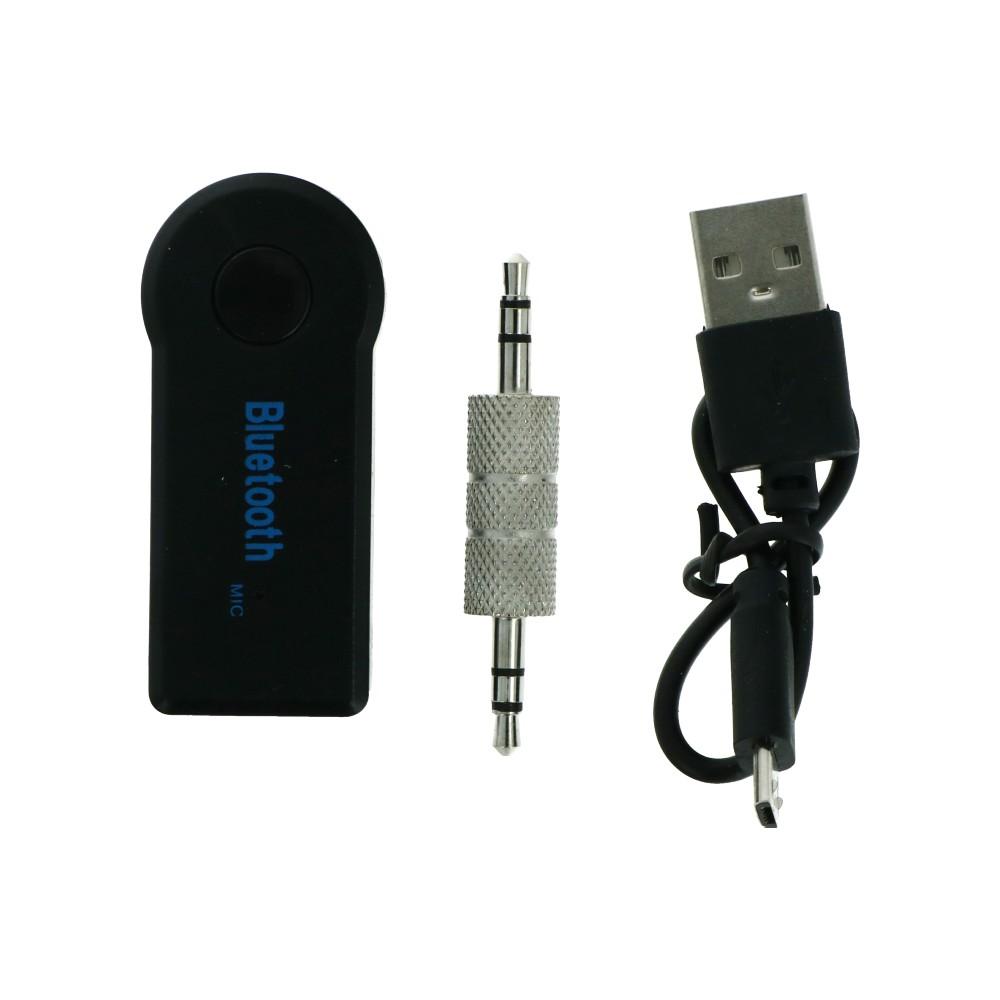 Acquista l'Adattatore AUX con Bluetooth per Auto 3.5mm Nero online