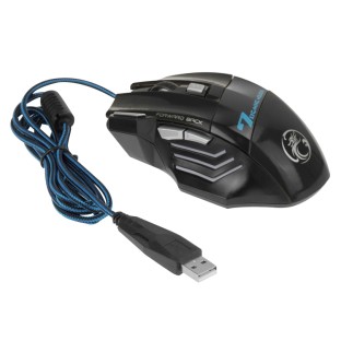 7 buttons gaming mouse black