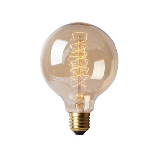 E27 40W Retro Edison Light Bulb Filament Vintage Ampoule Incandescent Bulb, AC 220V(G95 Spirai)