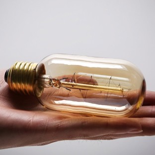 E27 40W Retro Edison Light Bulb Filament Vintage Ampoule Incandescent Bulb, AC 220V(G95 Filament)