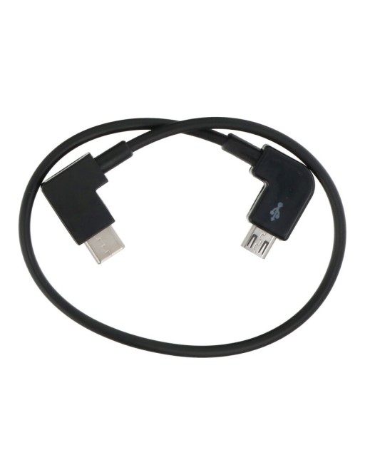 Micro-USB zu USB-C Datenkabel für DJI Schwarz