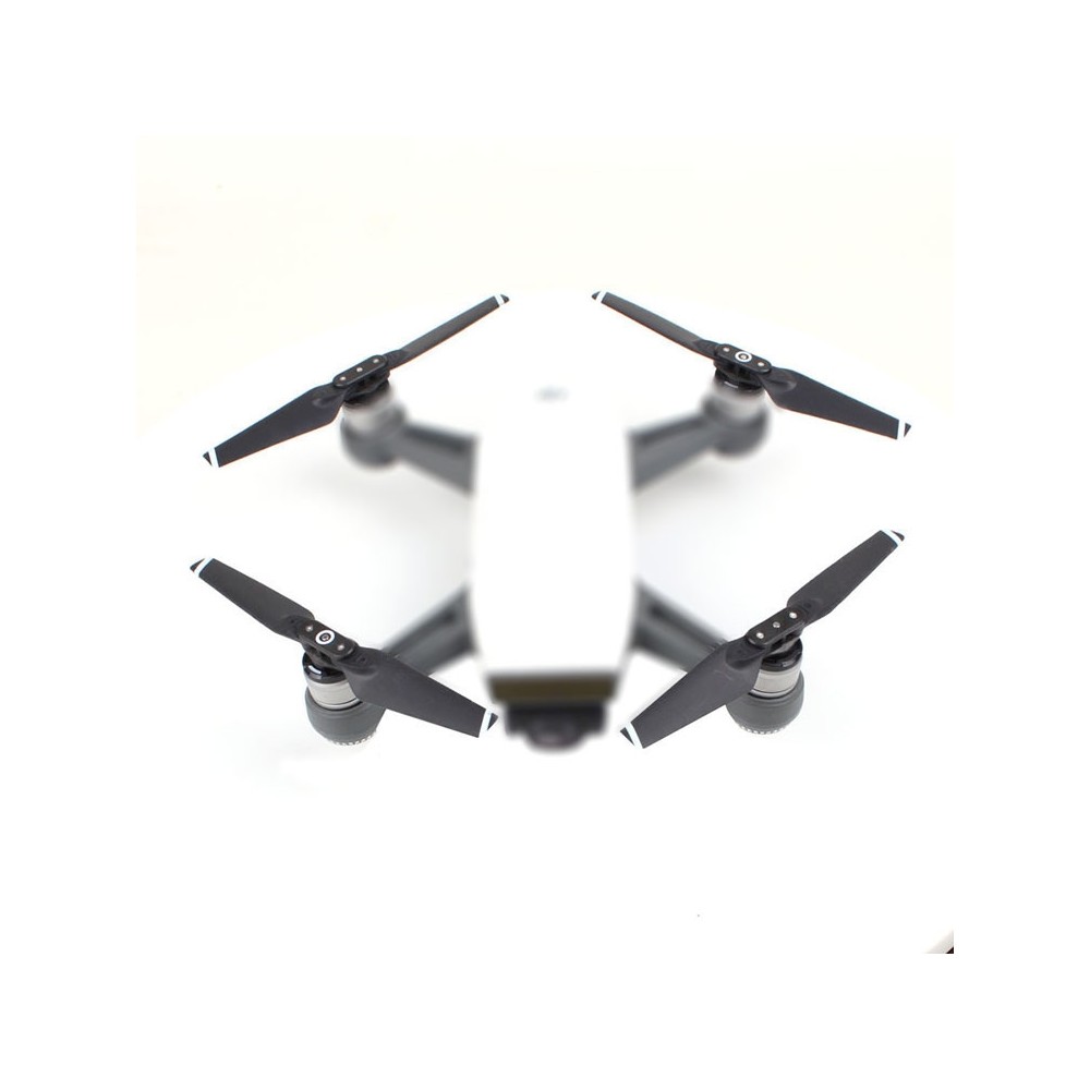 2 Pairs 4730F Foldable Quick-Release CW / CCW Propellers for DJI Spark(White)