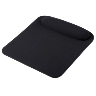 Cloth Wrist Rest Mouse Pad(Black)