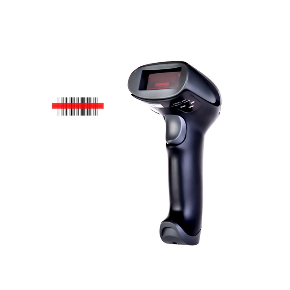 NETUM F5 Anti-Slip And Anti-Vibration Barcode Scanner, Model: Wired Red Light