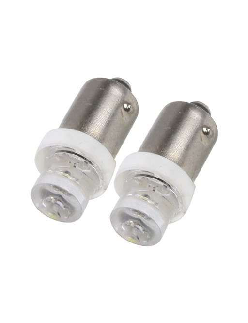 BA9S 1W 8mm LED Car Signal Light Bulb (Pair)