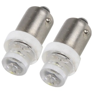 BA9S 1W 8mm LED Car Signal Light Bulb (Pair)