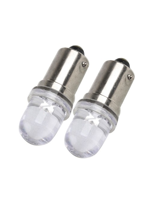 BA9S 1W 10mm LED Car Signal Light Bulb (Pair)