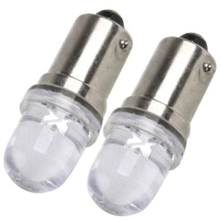 BA9S 1W 10mm LED Car Signal Light Bulb (Pair)