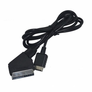 1.8m For Sony PS2/PS3 RGB SCART Cable TV AV Lead Replacement Connection Cable For PAL/NTSC Consoles