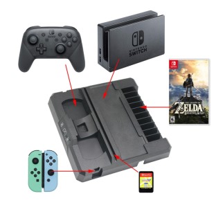 Multifunctional Game Console Handle Charging Base Storage Bracket For Nintendo Switch