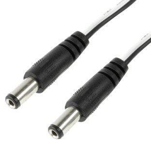 5.5 x 2.1mm DC Male Universal Power Cable, Length: 0.5m