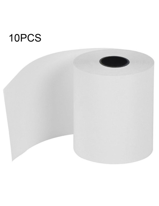 10 rouleaux de papier thermique 57mmx30mm