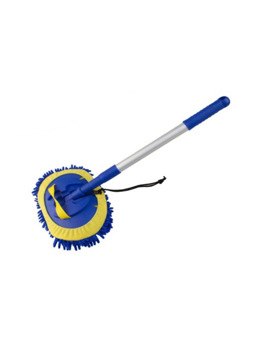 Telescopic Cleaning Mop in Blue/Yellow
