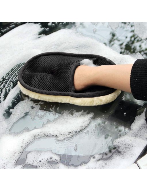 Soft car wash glove