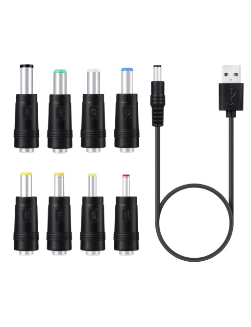8in1 USB Multifunctional Interchangeable Plug