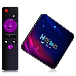 4K Smart TV BOX Android 11.0 Media Player with Remote Control
