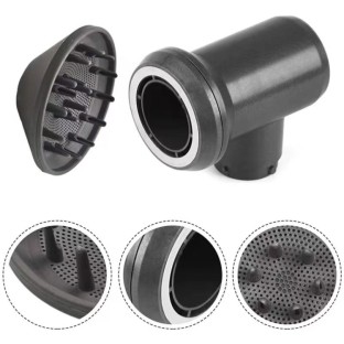 Diffusion nozzle attachment with adapter for Dyson Hair Dryer Airwarp