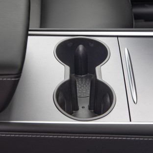 Auto Becherhalter für Tesla Model 3 / Y Schwarz